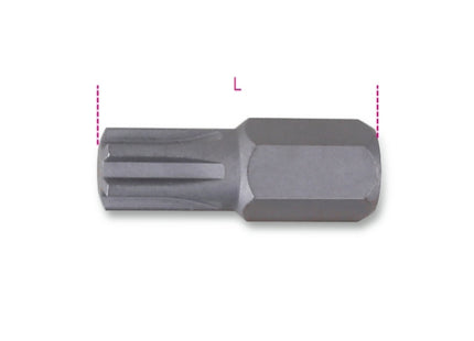 BETA   867RIBE INSERTO BIT PER VITI CON IMPRONTA RIBE ATTACCO MM10