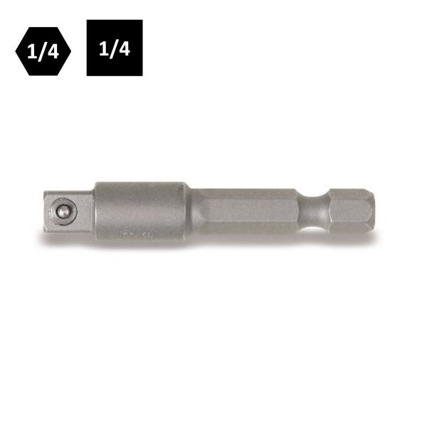 BETA   892/3 RACCORDO PER AVVITATORI ATTACCO 1/4" QUADRO 1/4" MM50