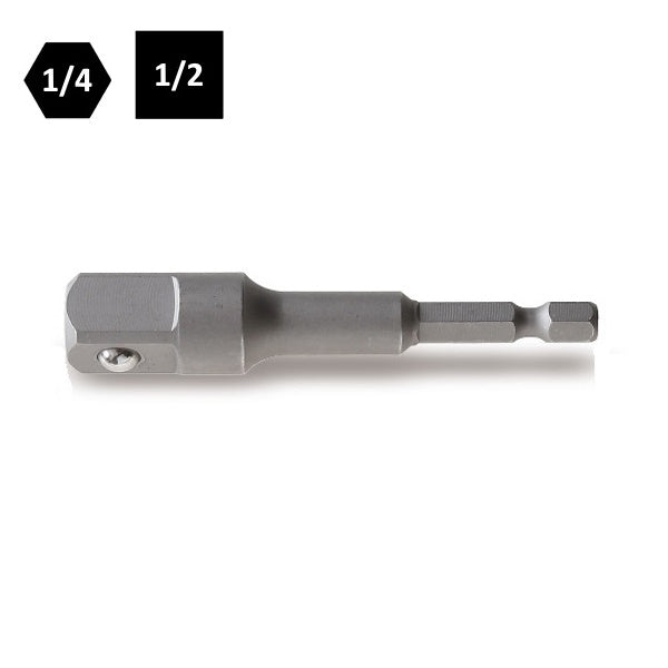 BETA   892/7 RACCORDO PER AVVITATORI ATTACCO 1/4" QUADRO 1/2" MM75