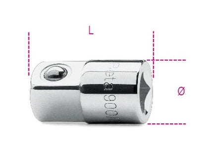 BETA   900/16 RACCORDO QUADRO FEMMINA 1/4" MASCHIO 3/8"