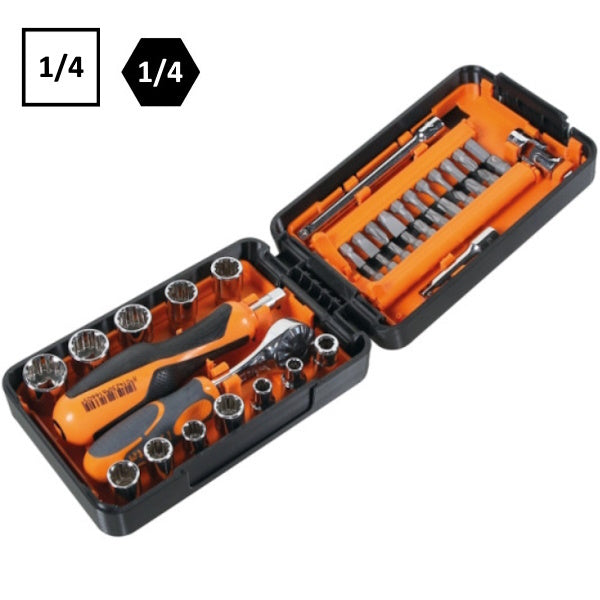 BETA   900/C39N SERIE CHIAVI A BUSSOLA ESAGONALI 1/4" E ACCESSORI PZ39