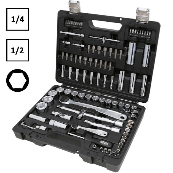 BETA BW 903E/C98 SERIE 45 CHIAVI A BUSSOLA ESAGONALI 1/4"-1/2"*