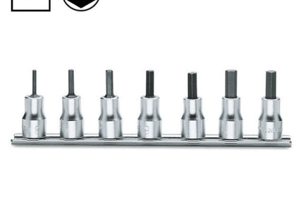 BETA   910PE/SB7 SERIE 7 CHIAVI A BUSSOLA MASCHIO ESAGONALE 3/8"