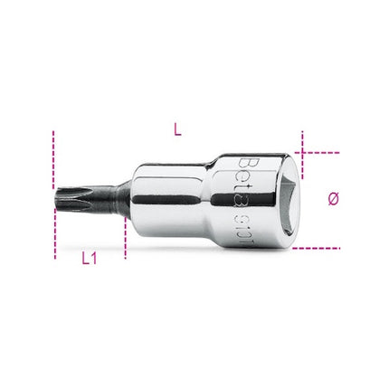 BETA   910TX CHIAVE A BUSSOLA A MANO 3/8&quot; TORX