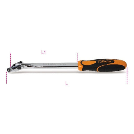 BETA   910/36A QUADRO MASCHIO SNODATO CON IMPUGNATURA 3/8"