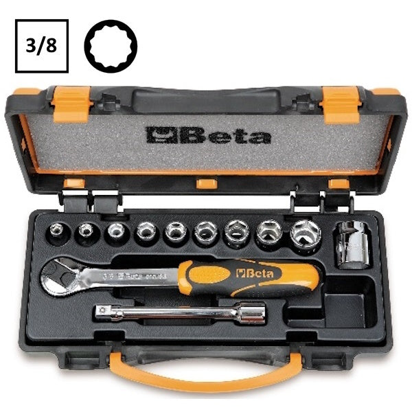 BETA   910B/C10 SERIE 10 CHIAVI A BUSSOLA POLIGONALI E ACCESSORI 3/8"