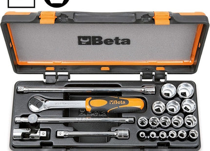 BETA   910A/C16 SERIE 16 CHIAVI A BUSSOLA ESAGONALI 3/8" (A2024)