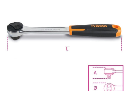BETA   920/55X CRICCHETTO REVERSIBILE 72 DENTI 1/2"