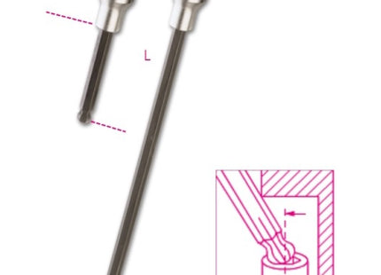 BETA   920BP CHIAVE A BUSSOLA A MANO 1/2&quot; ESAGONALE SFERICA