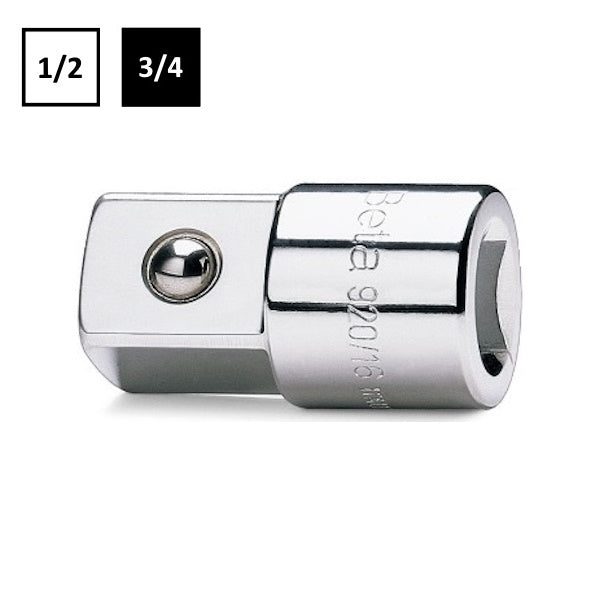 BETA   920/16 RACCORDO QUADRO FEMMINA 1/2" MASCHIO 3/4"