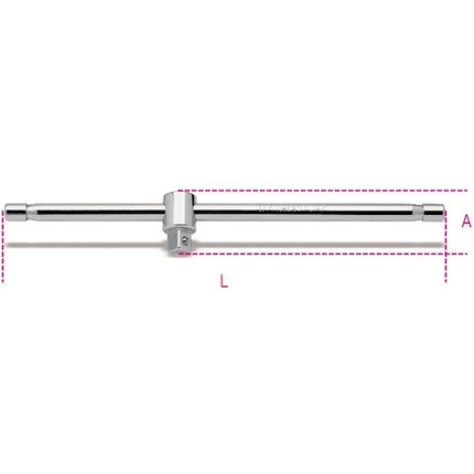 BETA   920/42 QUADRO MASCHIO CON SPINA SCORREVOLE 1/2"