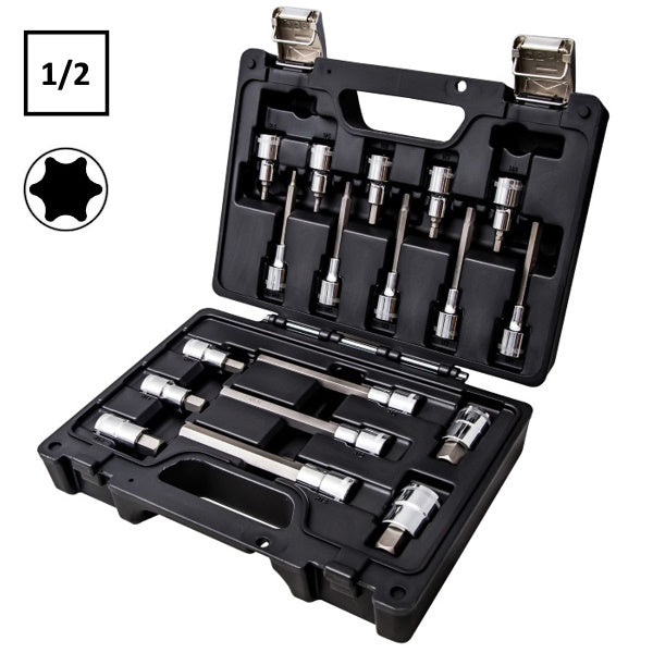 BETA   923E-TX/C18 SERIE 18 CHIAVI A BUSSOLA TORX 1/2"*
