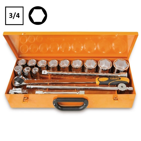 BETA   928A/C12 SERIE 12 CHIAVI A BUSSOLA ESAGONALI 3/4" (A2024)