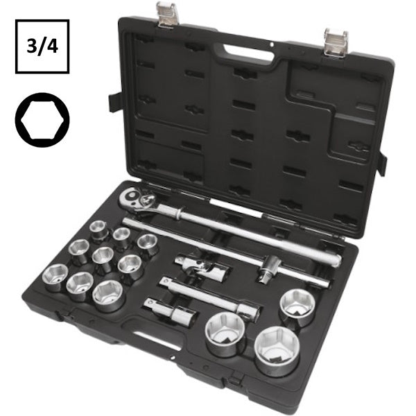 BETA   928E/C17 SERIE 12 CHIAVI A BUSSOLA ESAGONALI 3/4"