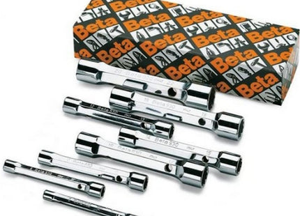 BETA   930/S 8 SERIE 8 CHIAVI A TUBO DOPPIE POLIGONALI TIPO PESANTE