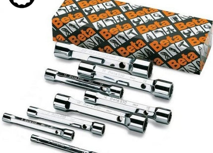 BETA   930/S 8 SERIE 8 CHIAVI A TUBO DOPPIE POLIGONALI TIPO PESANTE