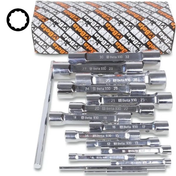 BETA   930/S13 SERIE 13 CHIAVI A TUBO DOPPIE POLIGONALI TIPO PESANTE