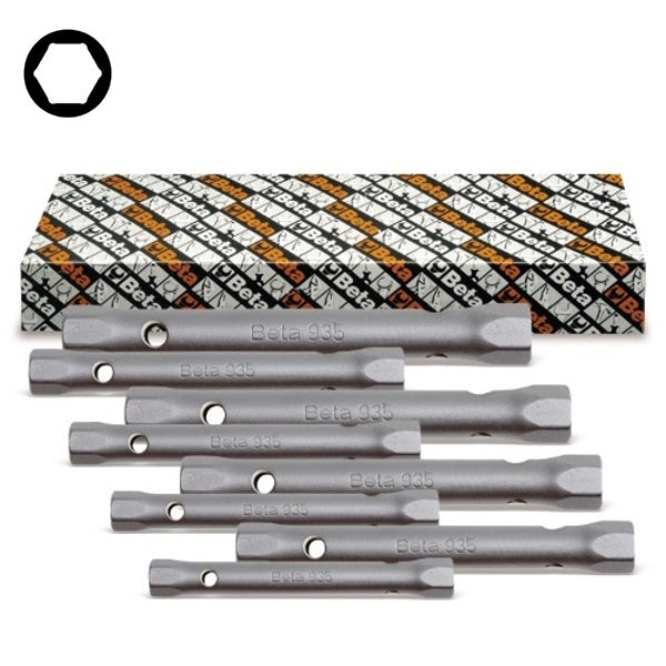 BETA   935/S13 SERIE 13 CHIAVI A TUBO DOPPIE ESAGONALI TIPO LEGGERO