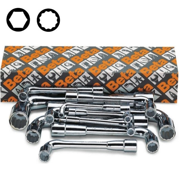 BETA   937/S17 SERIE 17 CHIAVI A PIPA DOPPIE ESAGONALI-POLIGONALI