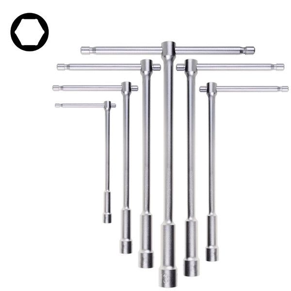 BETA   949/S6 SERIE 6 CHIAVI A T SEMPLICI CON BUSSOLA ESAGONALE