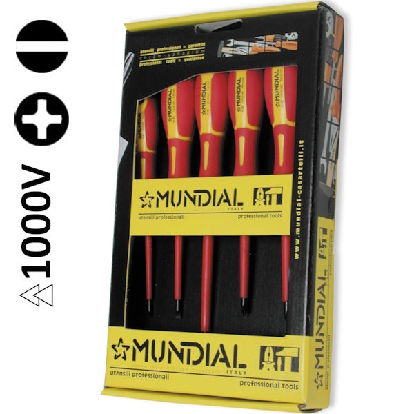 MUNDIAL ART.0094 SERIE 5 GIRAVITI TAGLIO E CROCE PHILLIPS ISOLATI 1000V