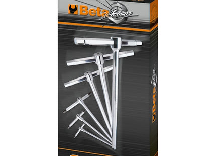 BETA   951/S 6 SERIE 6 CHIAVI A T CON 3 ESTREMITA' ESAGONALI (A2024)