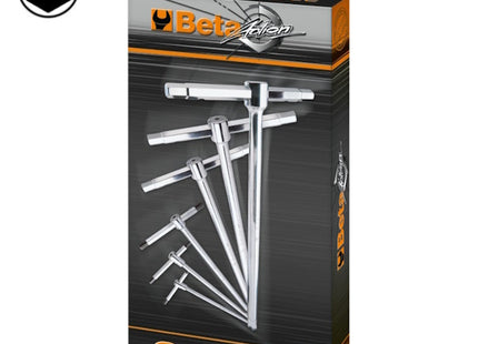 BETA   951/S 6 SERIE 6 CHIAVI A T CON 3 ESTREMITA' ESAGONALI (A2024)