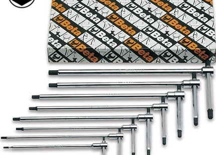 BETA   951/S14 SERIE 14 CHIAVI A T CON 3 ESTREMITA' MASCHIO ESAGONALI