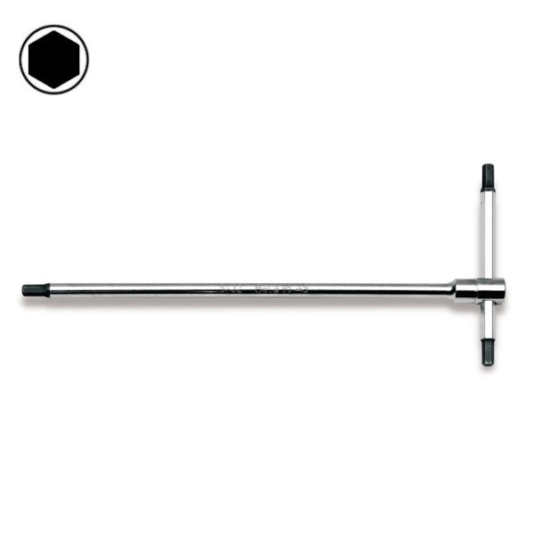 BETA   951AS CHIAVE A T CON 3 ESTREMITA' ESAGONALI A POLLICI 3/16"