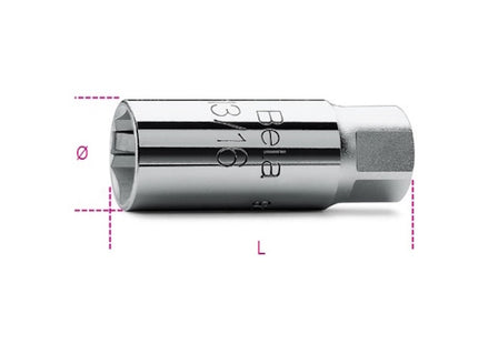 BETA   956E CHIAVE A BUSSOLA 3/8&quot; PER CANDELE