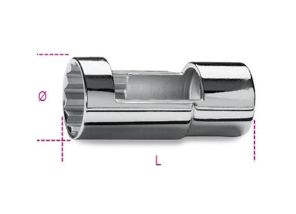 BETA   960A CHIAVE A BUSSOLA 1/2" PER INIETTORI MOTORI DIESEL MM27