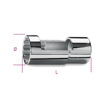 BETA   960A CHIAVE A BUSSOLA 1/2" PER INIETTORI MOTORI DIESEL MM27