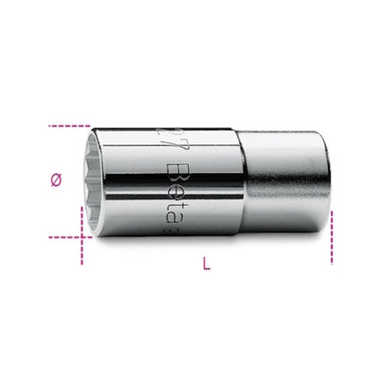 BETA   960 CHIAVE A BUSSOLA 1/2" PER INIETTORI MOTORI DIESEL MM27