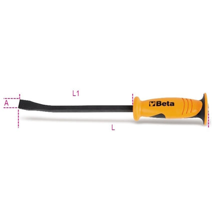 BETA   965 LEVA CON ESTREMITA' PIATTA CURVA