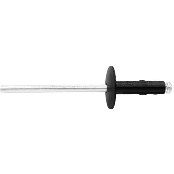 RIVIT RIVETTI MULTIGRIP IN ALLUMINIO TESTA LARGA NERO MM16 D.MM4,8X16,9