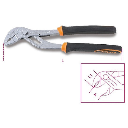 BETA  1047BM PINZA REGOLABILE A PULSANTE MM240