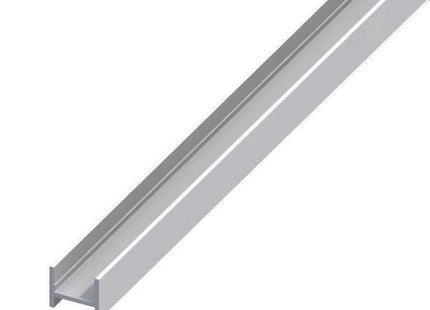 ALFER PROFILO A H ALLUMINIO ANODIZZATO ARGENTO MM16X19,5X1,5 MT1