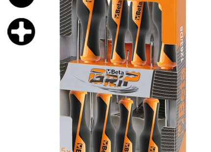 BETA  1263/D8 SERIE DI 8 GIRAVITI A TAGLIO E A CROCE (A2024)