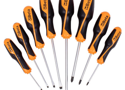 BETA  1263/D10 SERIE DI 10 GIRAVITI A TAGLIO E A CROCE (A2024)