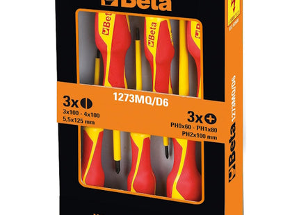 BETA  1273MQ/D6 SERIE DI 6 GIRAVITI A TAGLIO E A CROCE ISOLATI (A2024)