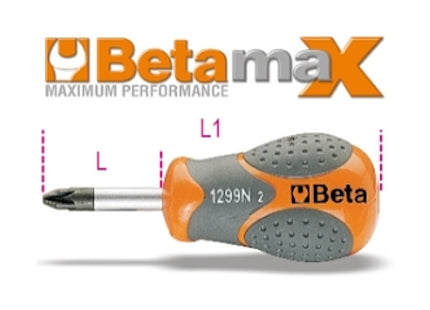 BETA  1299N/PZ GIRAVITE PUNTA A CROCE POZIDRIV TIPO CORTISSIMO