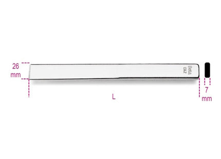 BETA  1342 SCALPELLO EXTRAPIATTO CON TAGLIENTE DIRITTO MM235