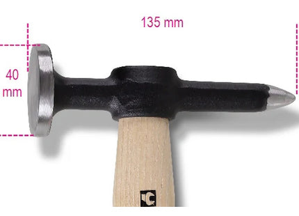 BETA  1353 MARTELLO CON TESTA TONDA PIANA E PENNA A PUNTA