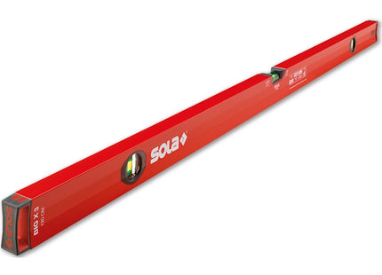 SOLA LIVELLA A BOLLA D'ARIA ART. BIGX 3 100 CM100 IN ALLUMINIO ROSSA*