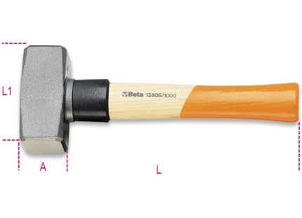 BETA  1380S MAZZETTA CON COLLARE SALVAMANICO MANICO IN LEGNO