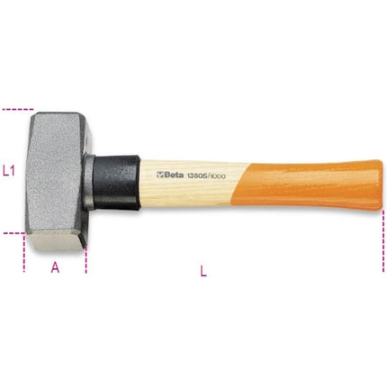 BETA  1380S MAZZETTA CON COLLARE SALVAMANICO MANICO IN LEGNO
