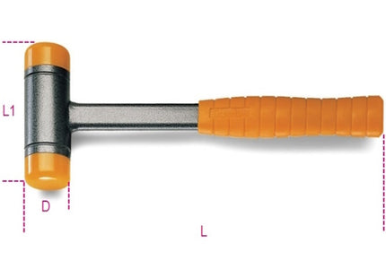 BETA  1392 MAZZUOLA ANTIRIMBALZO CON BATTENTI IN PLASTICA