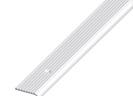 ALFER PROFILO TONDO DI CHIUSURA ALLUMINIO ANODIZZATO ARGENTO MM25X6 MT1