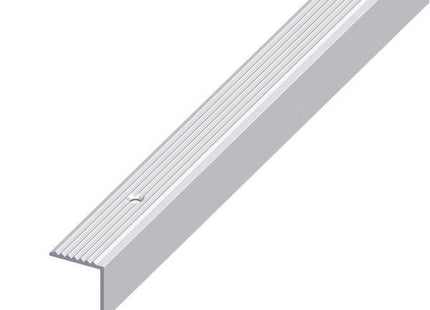 ALFER PROFILO PER SCALE ALLUMINIO ANODIZZATO ARGENTO MM19X20 MT1