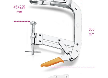 BETA  1450GC MORSETTO ALZAVALVOLE CON GANASCE DIRITTE E CURVE